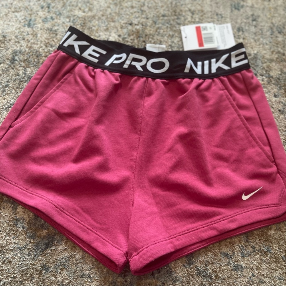 Nike Pro kids Pink Athletic Shorts